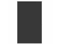 Maison Exclusive - Estor Enrollable Opaco 124,4x175 Cm, Tela, Ancho 120 Cm, Negro