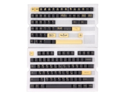 Keycaps Pbt 132 Teclas Sem Letras Altura Cherry Tema Faraó Egípcio Para Teclado Mecânico Gamer