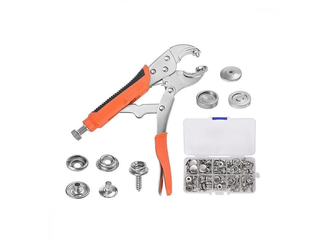 Kit De Botones De Presión Con Pinzas Ajustables, Herramientas Para Botones De Presión Y Botones Llk. Cómo Mostrar