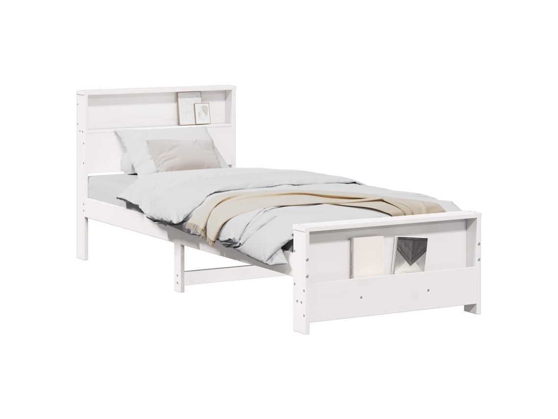 Maison Exclusive - Estructura De Cama 90 X 200 Cm Madera De Ingeniería