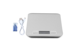 Balanza Digital De Alta Precisión Para Alimentos, 10 Kg (22 Lb), Acero Inoxidable, Multifuncional Para Cocina.