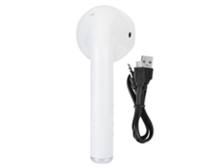 Altavoz Bluetooth Inalámbrico Con Diseño De Auriculares Gigantes, Compatible Con Tarjeta Tf, Color Blanco.