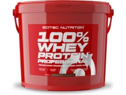 Proteína SCITEC NUTRITION 100% Professional Fórmula Mejorada Ni Azúcares (5 Kg - Fresa)