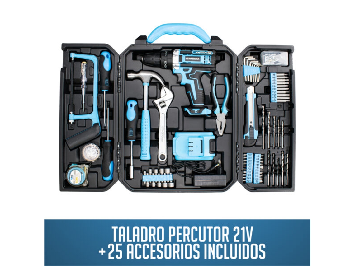 Bricoset Taladro Percutor Herramientas Ferrestock