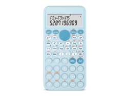 Calculadora científica Eifson Standard de 2 líneas, ideal para escuelas primarias y universitarias (azul)