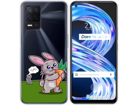 Carcasa Realme 8 5G / Narzo 30 5G TUMUNDOSMARTPHONE Conejo Multicolor