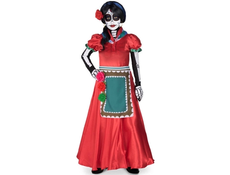Disfraz de Niña MY OTHER ME Maya Catrina (Poliéster - Tam: 7-9 Años)