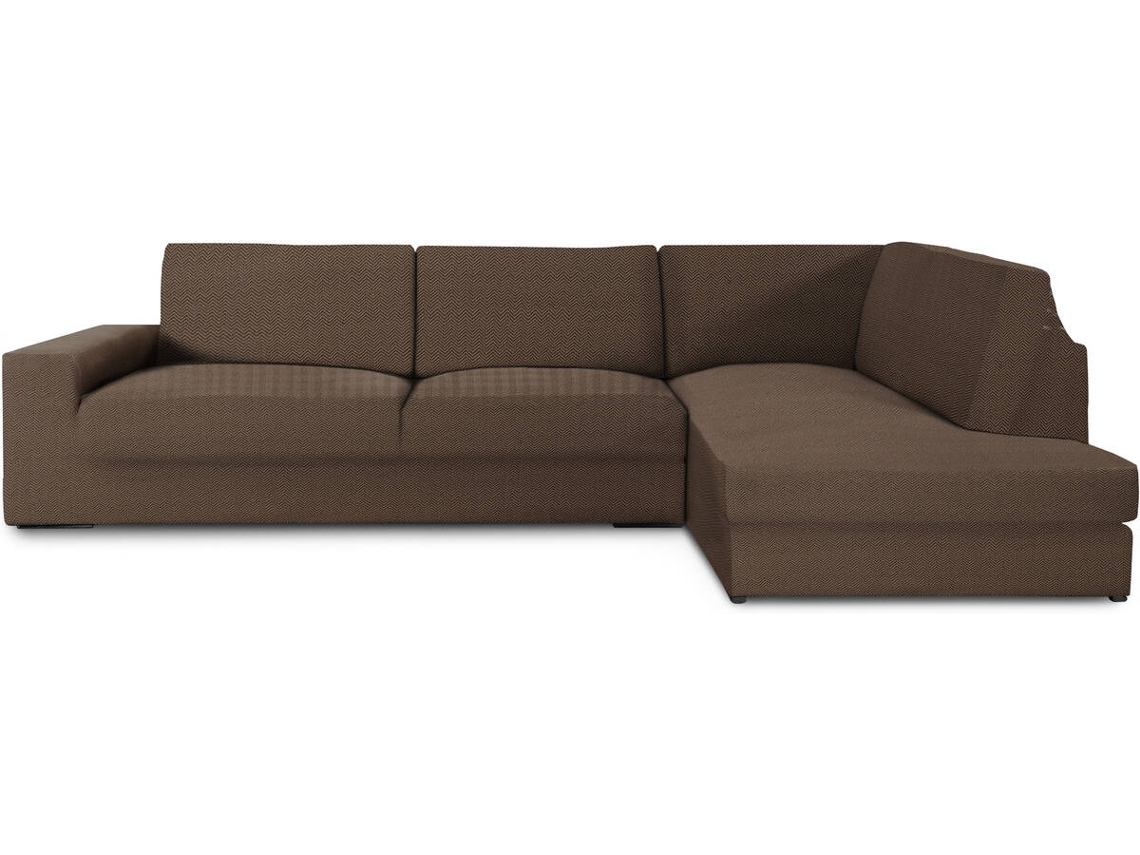 Funda de Chaise Longue Rinconera Derecha EYSA Premium Jaz Tejido Multielástico (500 x 110 x 120 cm - Poliéster y Algodón - Marrón)
