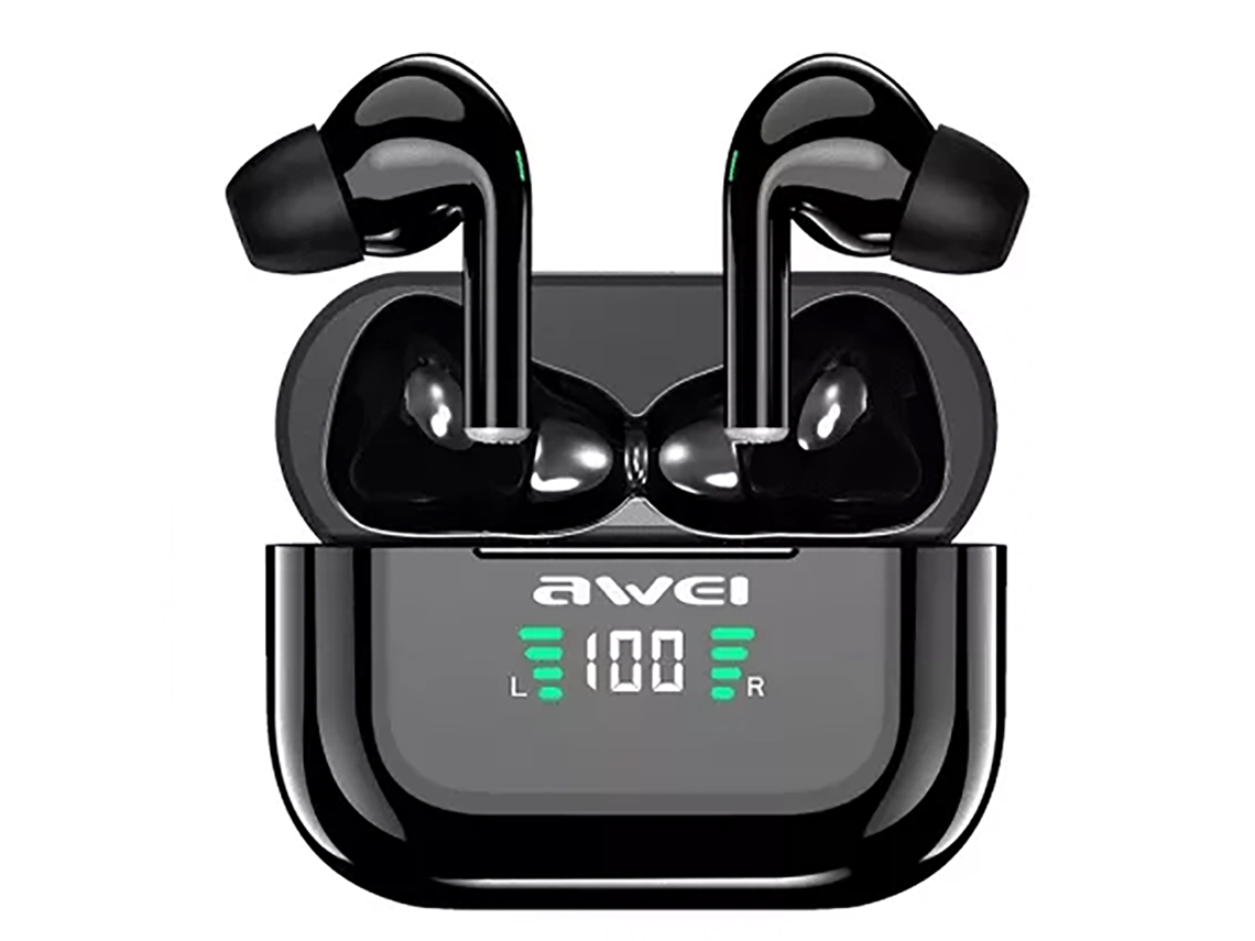 Auriculares True Wireless AWEI T29P (Bluetooth - Negro)