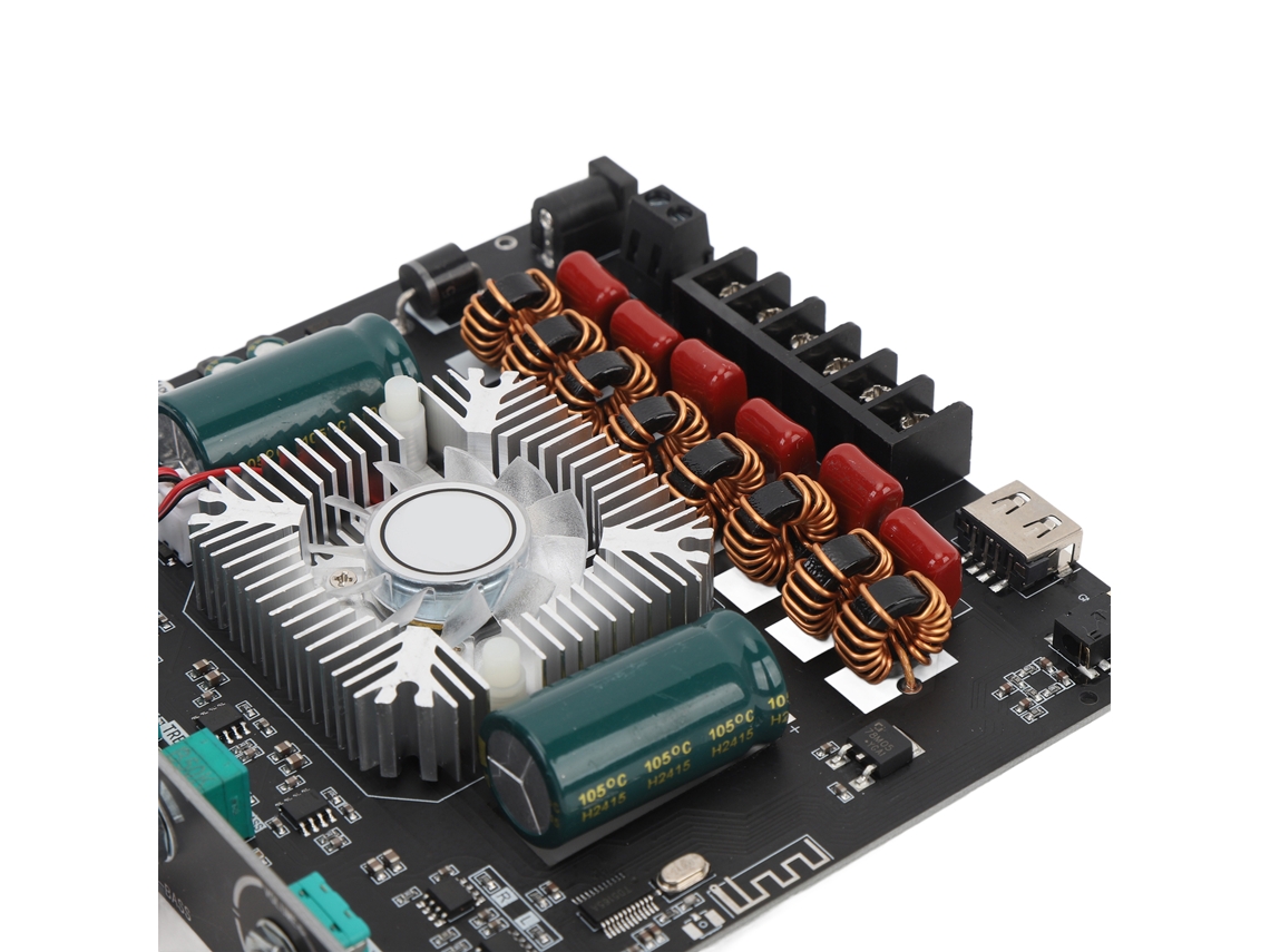 Placa Amplificadora De Potencia Bluetooth 2.1 De 220 W X 2 (350 W) Con Chip Tpa3255 Y Control Por Aplicación.