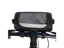 Bolsa para manillar de bicicleta, gran capacidad, ajustable, impermeable, frontal, con bolsa transparente, pantalla sensible Gusshious