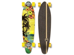 Longboard Kicktail Tropical Day 40´´ Amarelo 10 Inchesyocaher