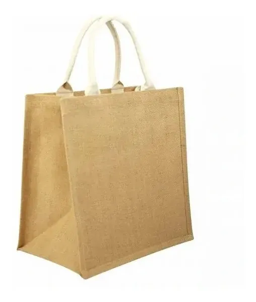 Pacote Com 15 Sacos De Juta Com Interior Revestido De Plástico 30x30vayotoy