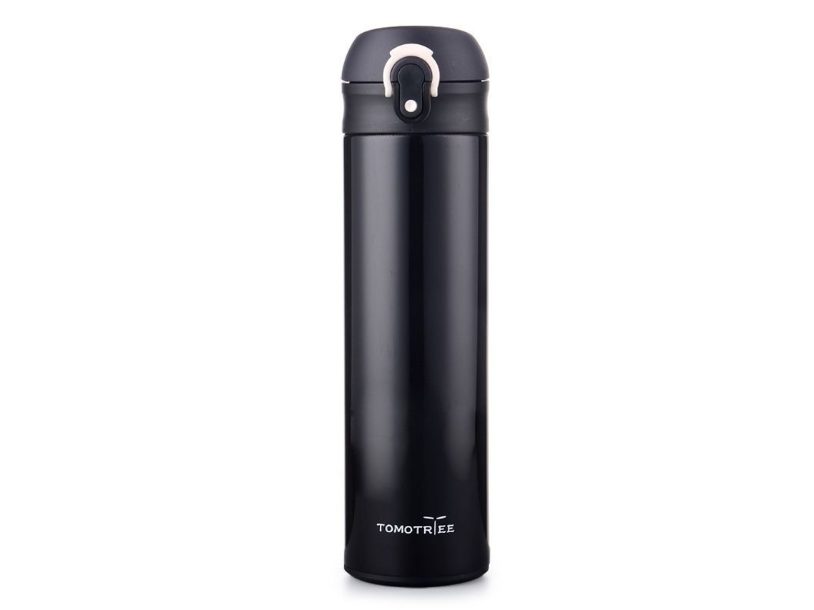 2026-botella De Agua Termo De Acero Inoxidable Doble Pared Aislada Al Vacío 450ml Para Viajes Deportes Camping