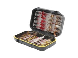 Kit De Pesca Con Mosca, 40 Piezas, Acero Inoxidable, Con Caja, Señuelos Y Accesorios.