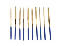 Kit De Limas De Diamante De Acero Recubierto De Titanio De 3x140 Mm Para Acero Cerámico.