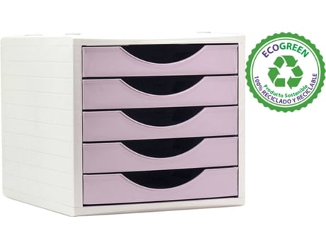 Archivo ARCHIVO 2000 Bandeja de 5 cajones Ecogreen 2000 Material reciclado