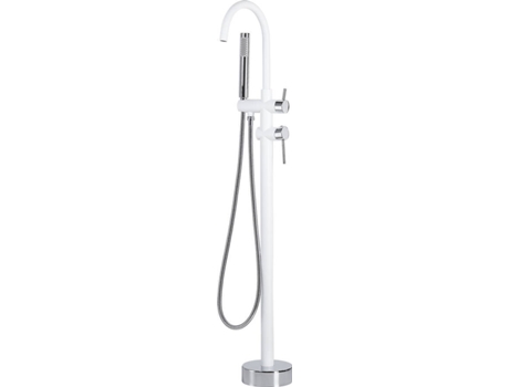 Set de Baño Grifo + Mezclador + Ducha Tugela 235702 (Blanco - Latón -20x16x119 cm)