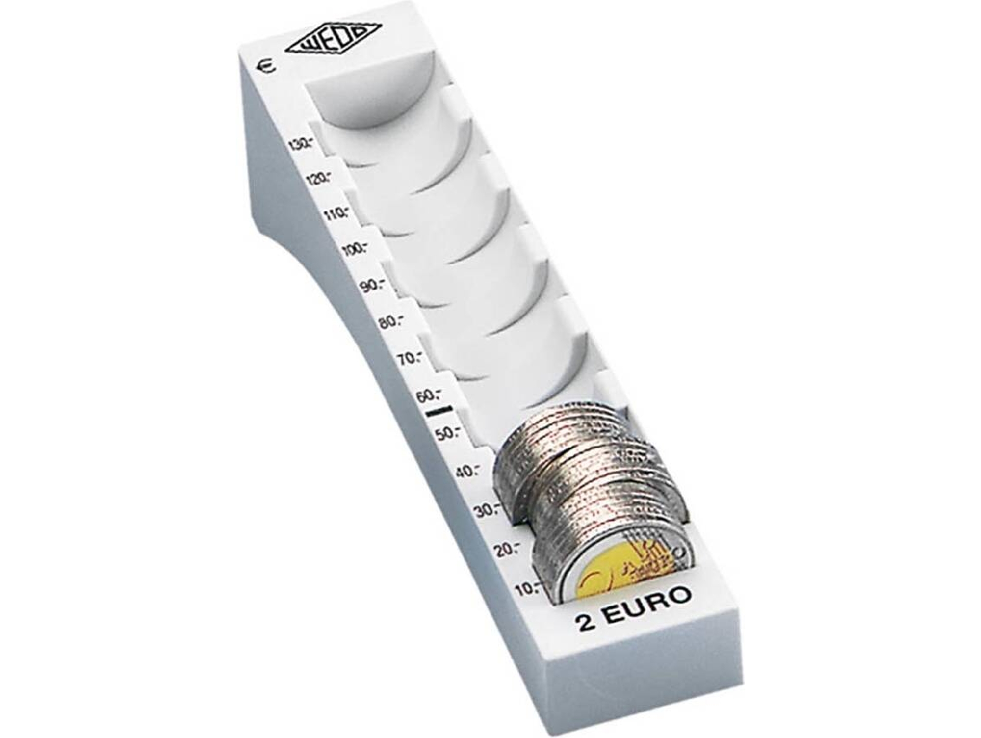 Organizador de Monedas para Caja WEDO 160 720037 (2 euros)