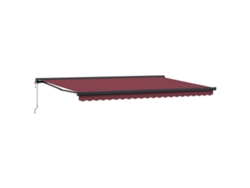 Maison Exclusive - Toldo Retráctil Automático Burdeos 500x300 Cm