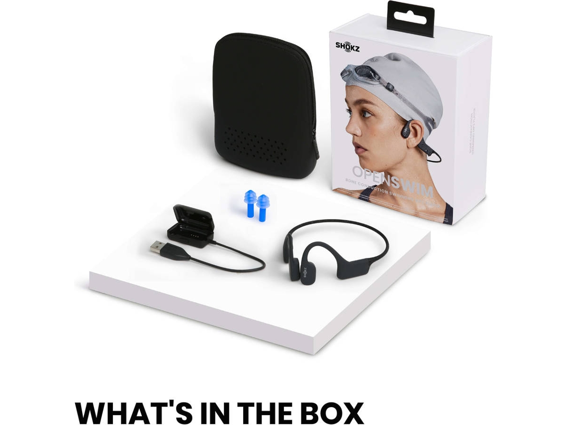 Auriculares SHOKZ Openswim (Open Ear - Negro)