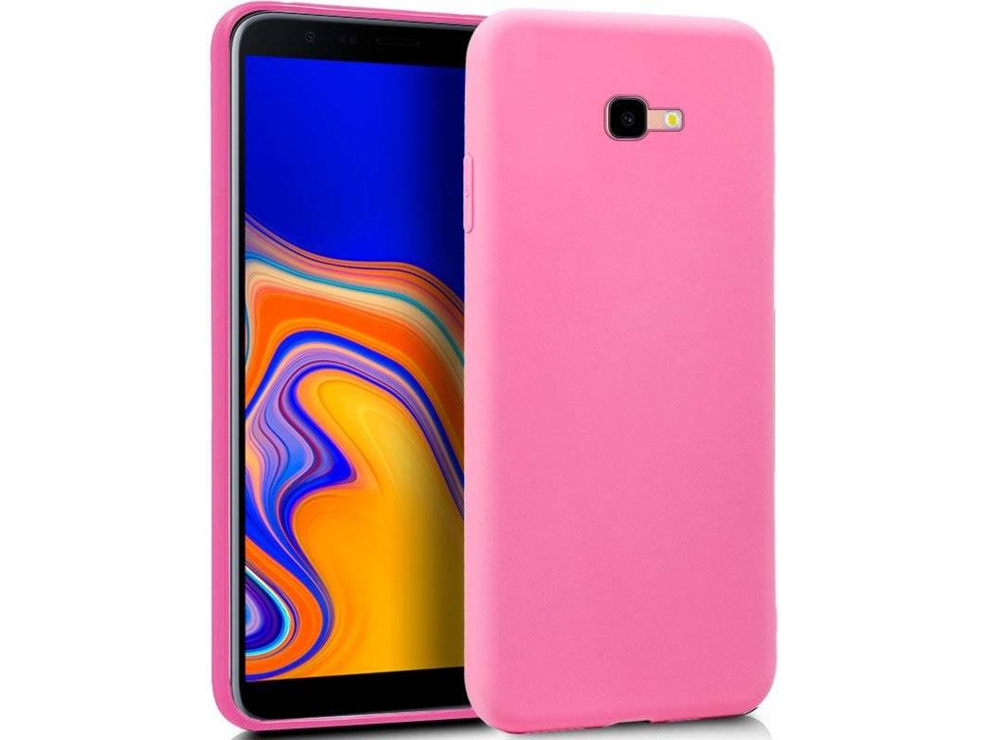 Carcasa Samsung Galaxy J4+ COOL Silicona Rosa