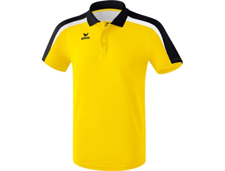 Polo para Hombre ERIMA Liga 2.0 Negro, Amarillo para Multideportes (6 años)