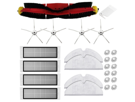 Accesorios Filtro lavable, cepillo, fregona para Xiaomi Roborock S50 S51 S55 S6 S5 Max Kits de piezas