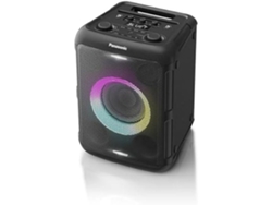 Parlante portátil Bluetooth con luces integradas Panasonic Sc ​​Bmax5e K 75w