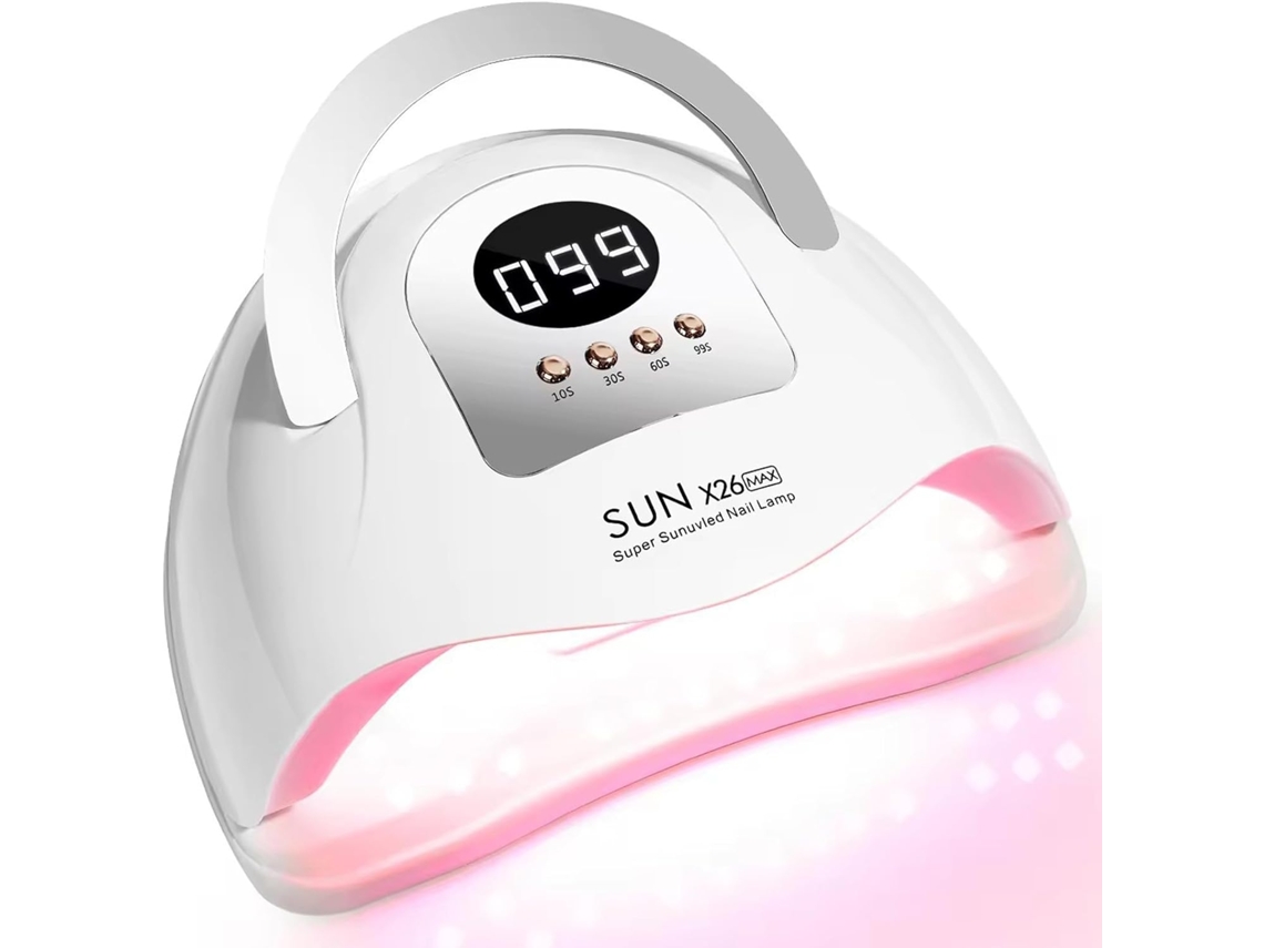 Conjunto Manicure/pedicure Chrui Secador Unhas 81 Leds 4 Temporizadores (branco)