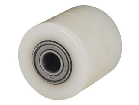 Rodillo Transpaleta Knb82-20-60 Nylon Blanco Extrafuerte Eje Bolas ALEX