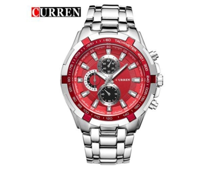 Relojes para Hombre Cronógrafo de Acero Inoxidable Reloj de Moda Elegante e Impermeable para Hombres Reloj Informal de Negocios-Color 7 LUUCOZK