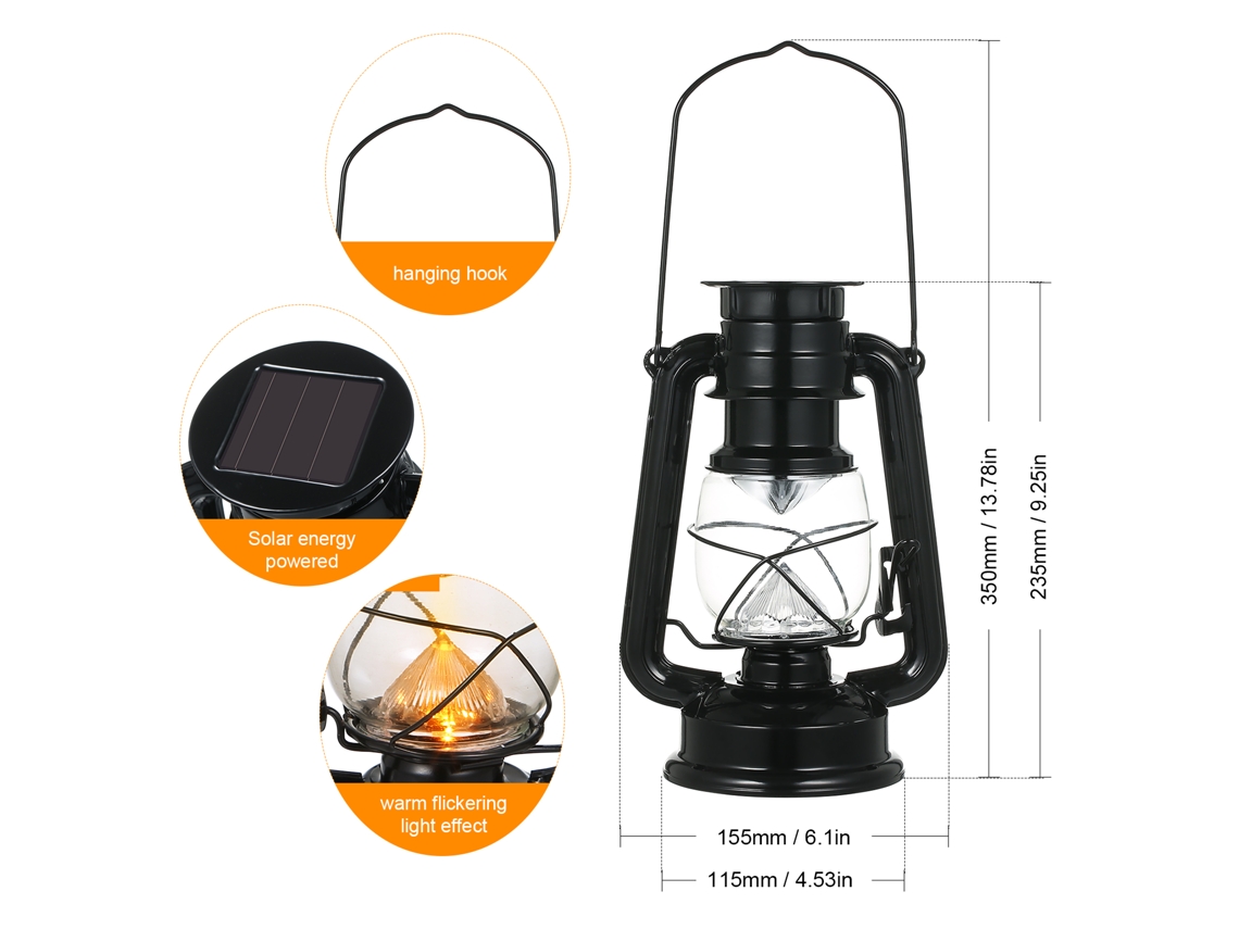 2026-lámpara Colgante Solar Con Fuego Artificial Ipx4 Resistente Al Agua Para Jardín Patio Y Exteriores