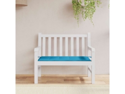 Cojín De Banco De Jardín Tela Oxford Azul 100x50x3 Cm