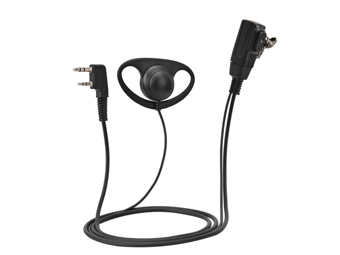 Auriculares walkie-talkie con micrófono y PTT