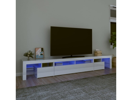 Mueble De Tv VIDAXL Blanco Madera contrachapada (260x36.5x40 cm)