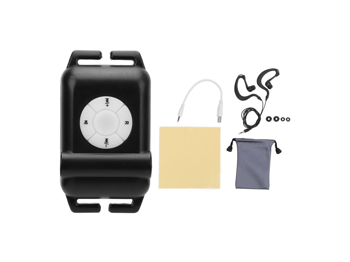 Reproductor Mp3 Resistente Al Agua Ipx8 Con Auriculares Para Nadar Y Correr, 8 Gb, Negro