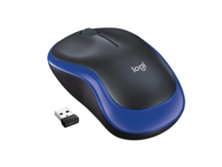 Ratón inalámbrico Logitech M185 azul RF 2.4 GHz