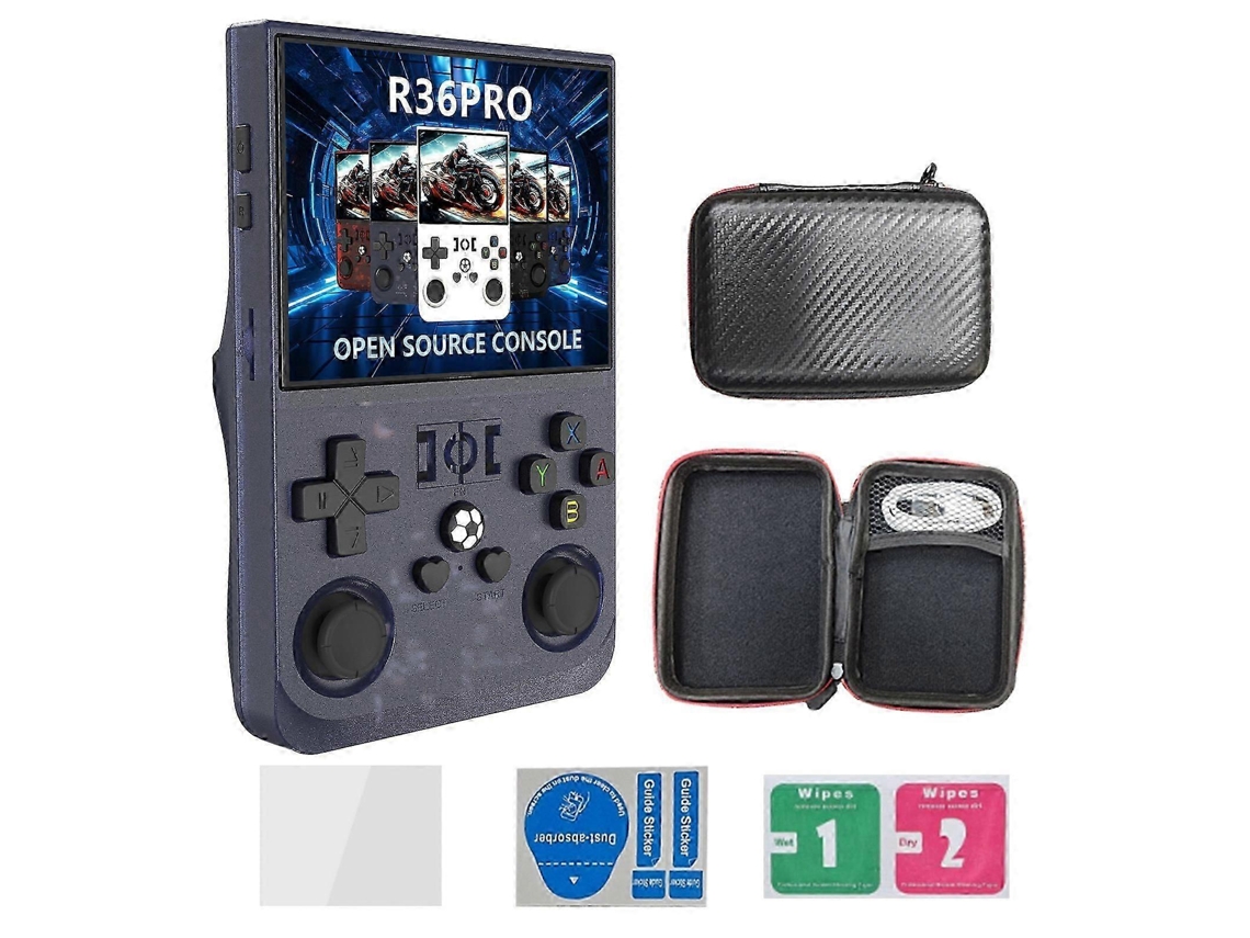 R36 Pro Retro Handheld Video Game Console Hd Color Screen 3.5-inchfullfit