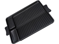 Bandeja Rectangular De Aleación De Aluminio Para Asar A La Parrilla, Ideal Para Barbacoas De Interior Y Exterior. Fácil De Usar.