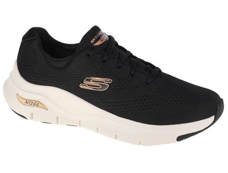 Zapatillas Deportivas SKECHERS Arch Fit Big Appeal (Negro - Material Sintético, Tejido- 40)
