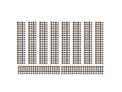 200 Tornillos Chicago 0.4x0.2in Bronce Nickelado Y Plata Negro Remaches Para Cuero Y Encadernación De Libros
