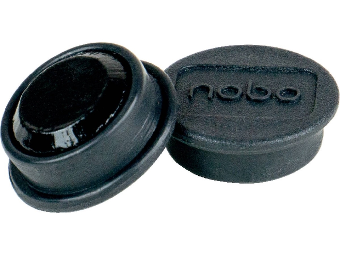 Pack 10 Imanes NOBO 13 mm (Negro)