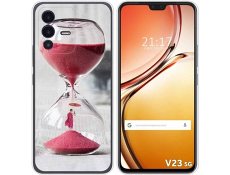 Carcasa para Vivo V23 5G TUMUNDOSMARTPHONE Dibujos Reloj Multicolor