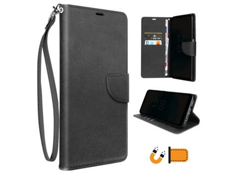 Funda Folio para Nokia G22 AVIZAR Piel Negro