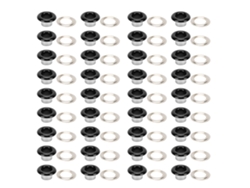 200 Juegos De Hebillas De Metal Negro De 6 Mm Para Zapatos, Bolsos, Cuero Y Manualidades.