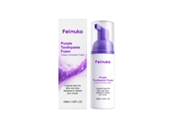 Mousse limpiadora dental morada