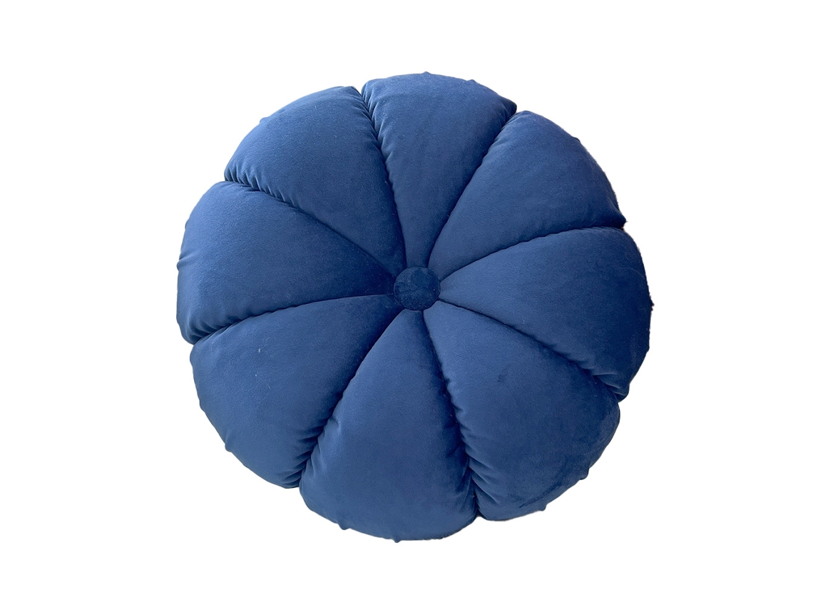 Cojín Redondo De Calabaza - Para Sofá Y Cama