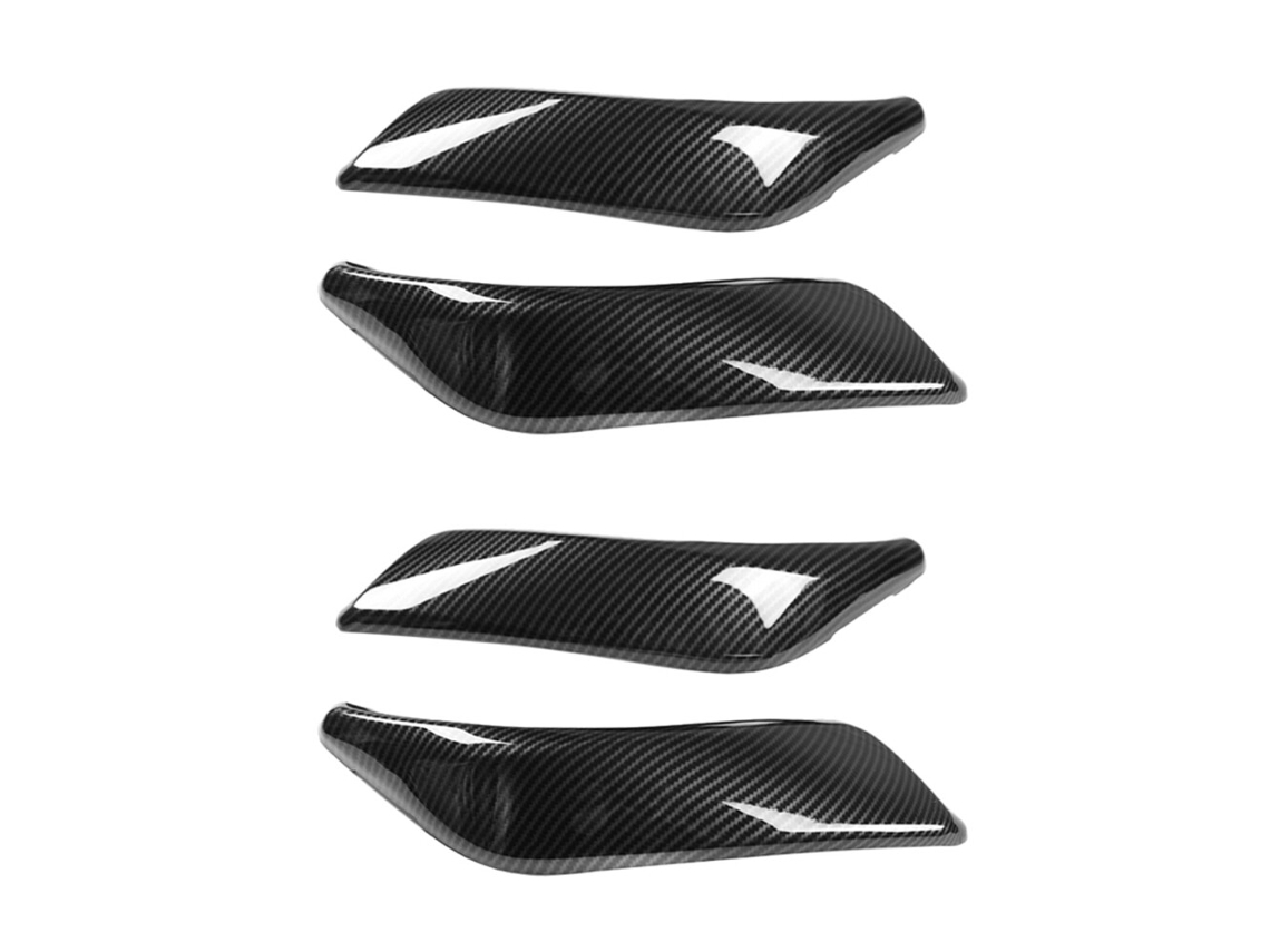 4 Piezas De Embellecedores De Manijas Interiores De Puerta De Coche De Fibra De Carbono Para F20 F21 F22 F23 12-18 2 Puertas