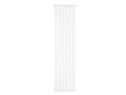 Radiador plano de una columna, 1800 x 420 mm | Blanco | 1059 W | Acero al carbono duradero | Fácil instalación | Calefacción